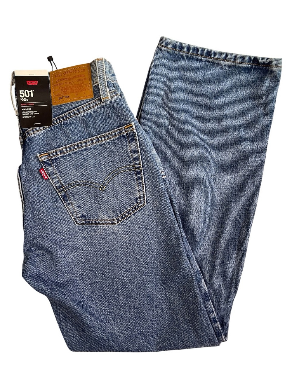 Levi’s Premium 501 '90s Western Jeans Ironic Iconic Wash 24x30